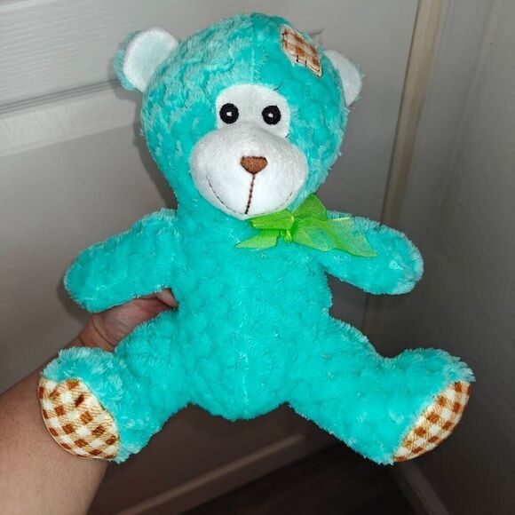 Blue Boho Stuffed Animal - Picture 1 of 2